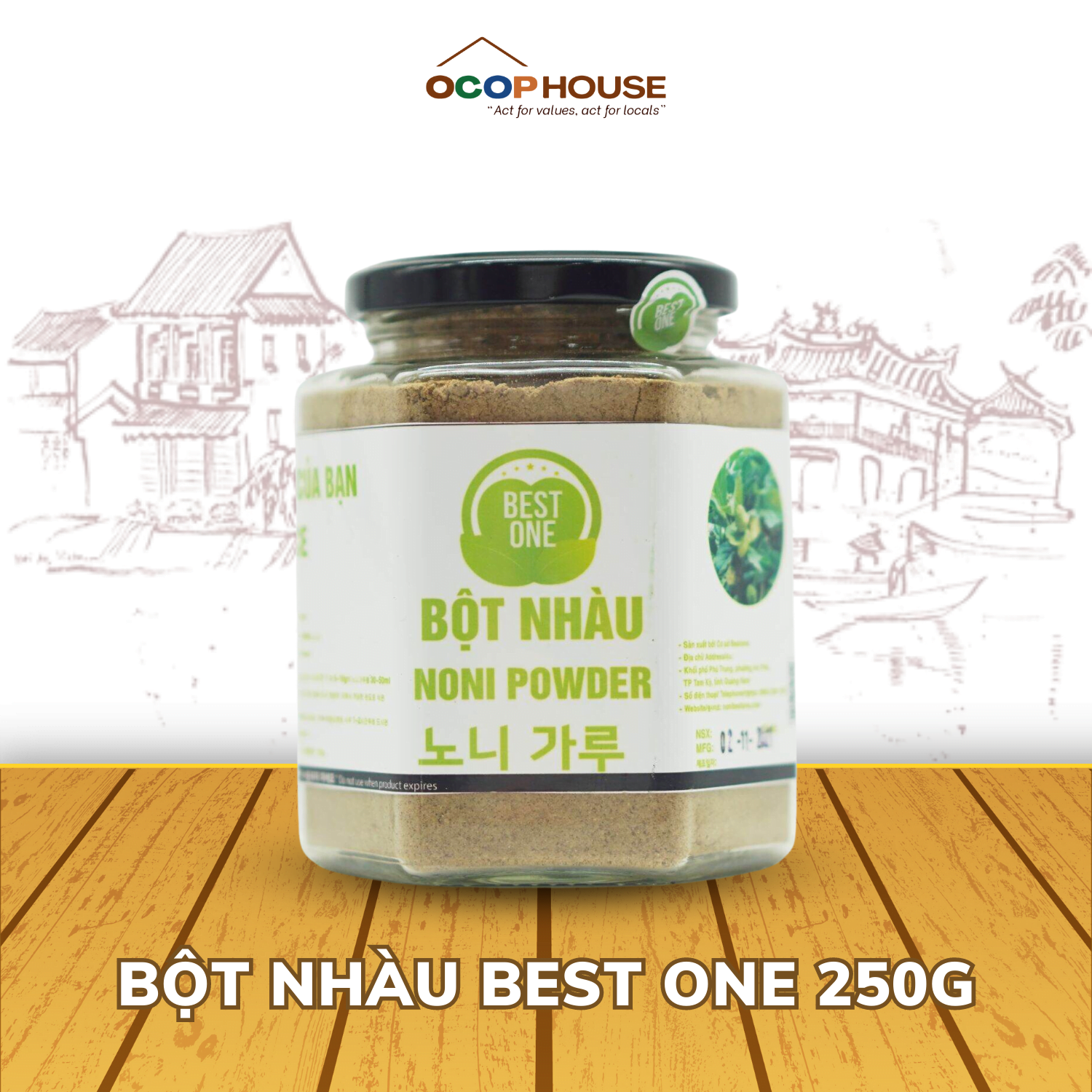 Bột Nhàu Thiên Nhiên Best One Lọ 250g