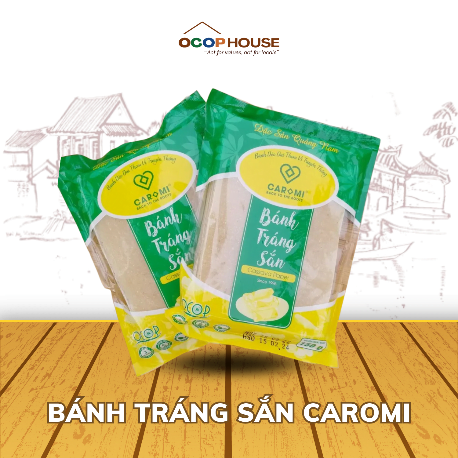 Bánh Tráng Sắn Caromi Gluten Free