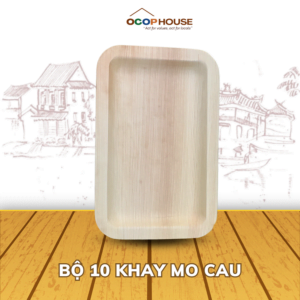 Bộ 10 Khay Đựng Mo Cau Hình Chữ Nhật Mo Cau Size Nhỏ/Lớn