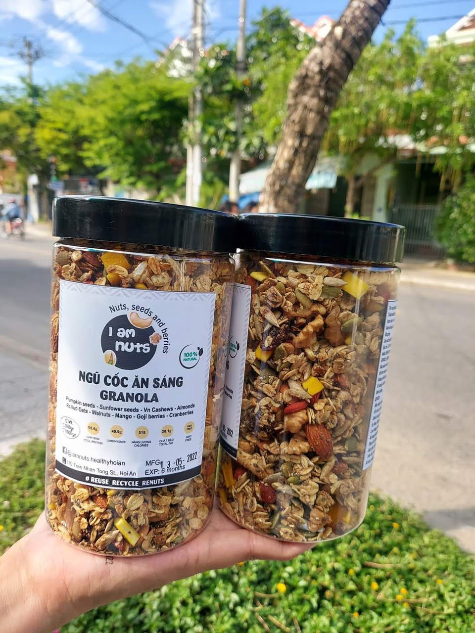 Ngũ Cốc Ăn Sáng Granola I Am Nuts Hũ 500g - Ảnh 2