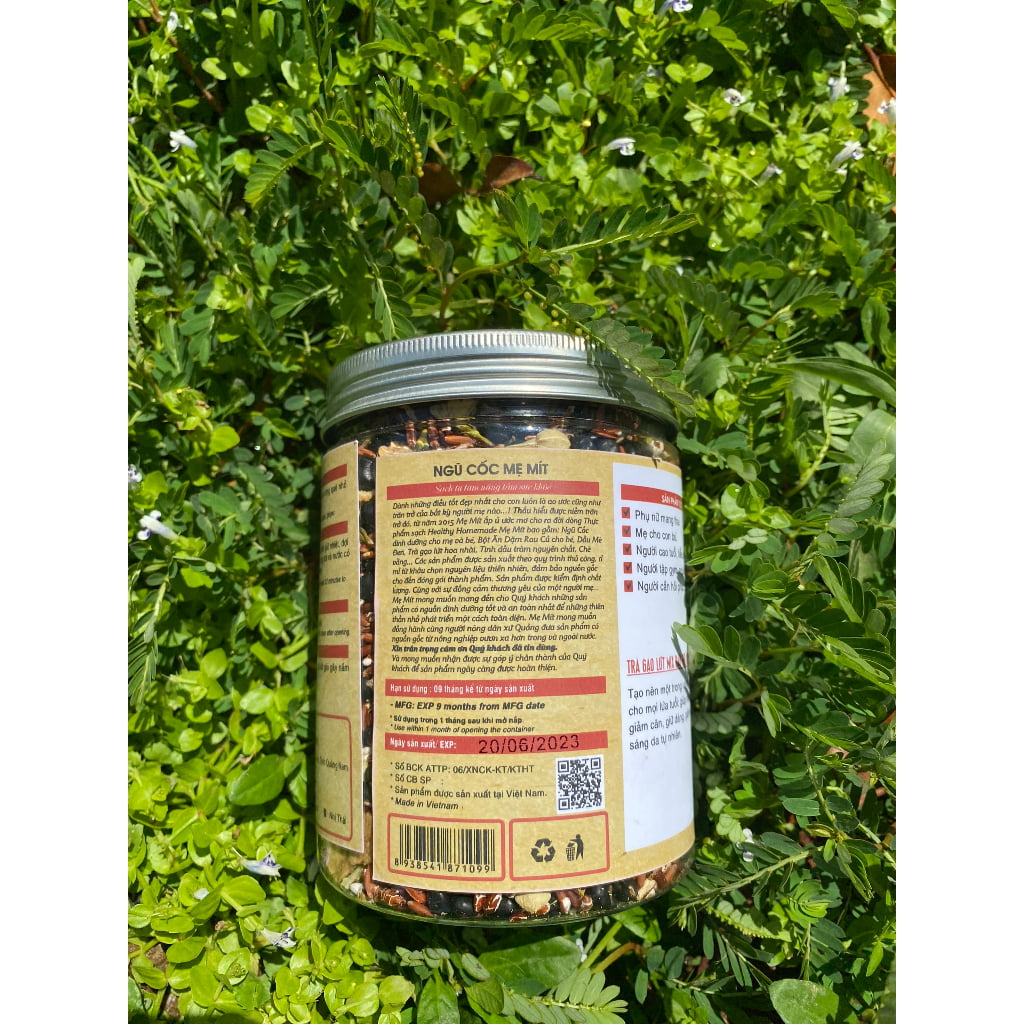 Trà Gạo Lứt Đậu Rang Thọ Mộc Trà Hũ 400g - Ảnh 3