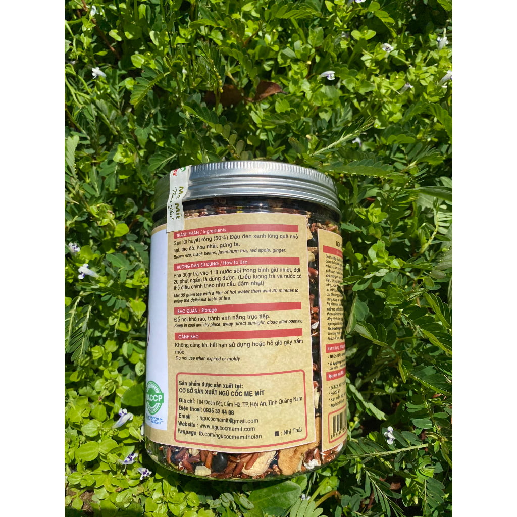 Trà Gạo Lứt Đậu Rang Thọ Mộc Trà Hũ 400g - Ảnh 2