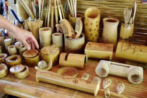 Sản phẩm được làm tư tre, mới mẻ nhưng mang tính nghệ thuật